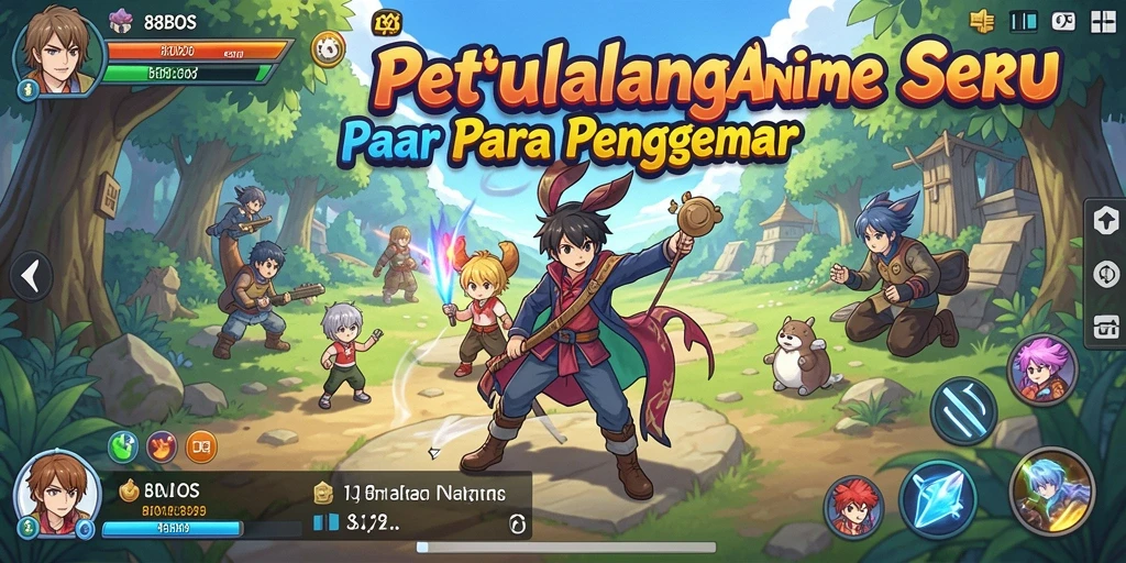 Tampilan gameplay menarik dalam 88BOS yang penuh warna dan aksi.