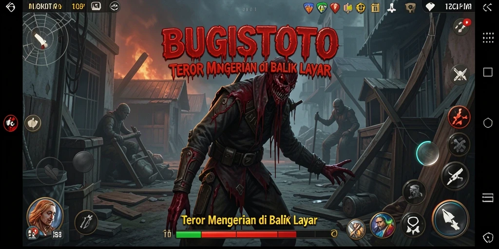 Tampilan menyeramkan dari gameplay BUGISTOTO yang penuh kejutan.