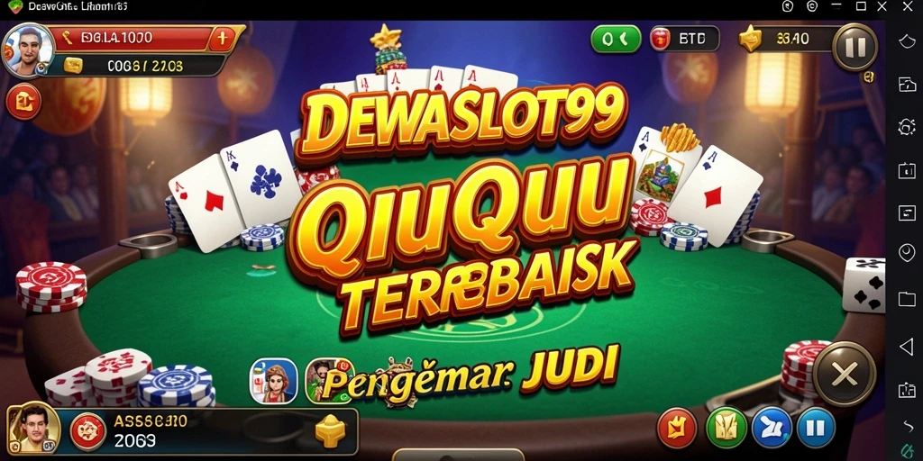 Tampilan gameplay QiuQiu yang seru dan interaktif di DEWASLOT99.