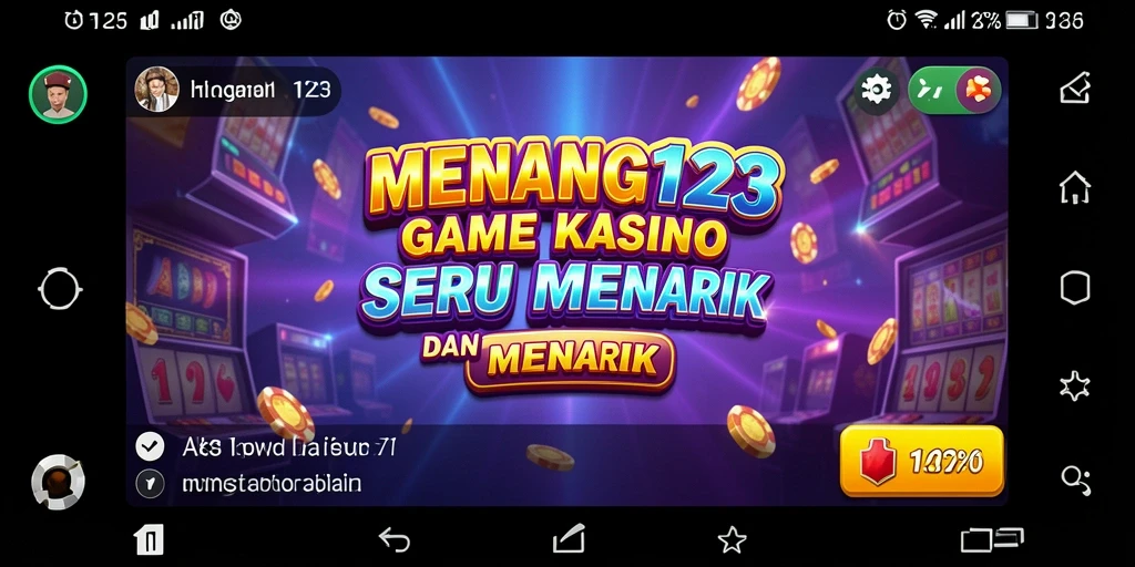 Tangkapan layar MENANG123 dengan gameplay Kasino yang menegangkan.