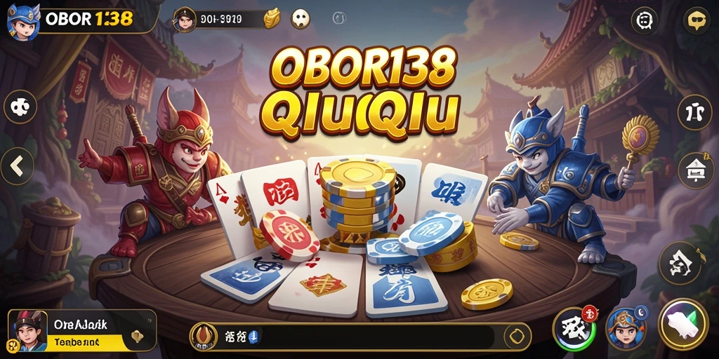 Screenshot OBOR138 menampilkan gameplay seru QiuQiu.