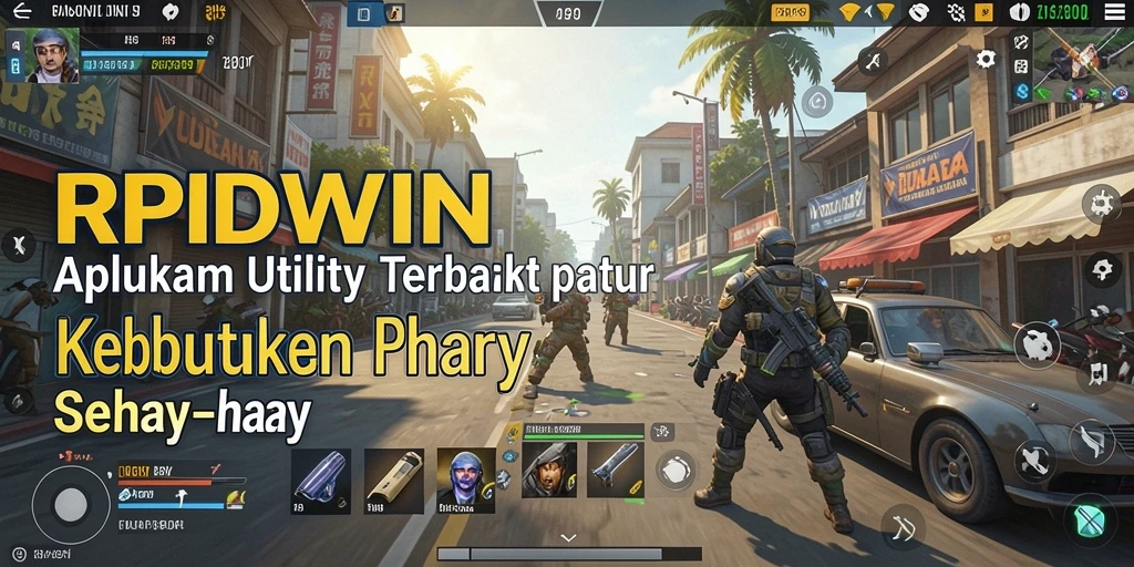 Screenshot utama RPIDWIN dengan tampilan antarmuka yang menarik.