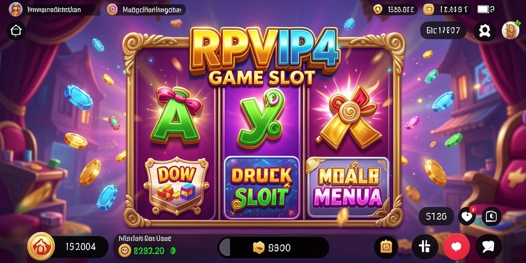 Screenshot gameplay RPVIP4 yang menampilkan keseruan bermain Slot.