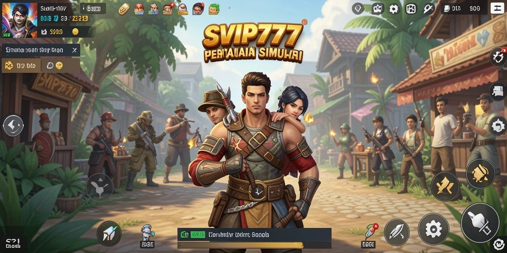 Tampilan gameplay menarik dari SVIP777 menunjukkan dunia simulasi yang kaya.